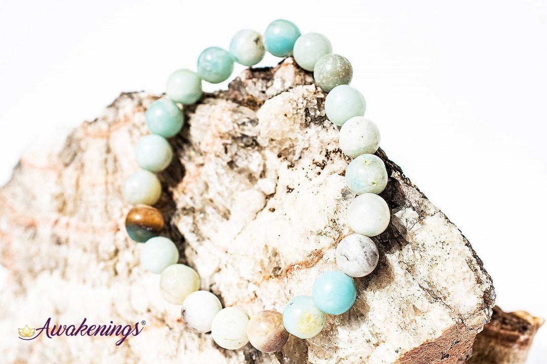 Mixed Amazonite Bracelet-8mm
