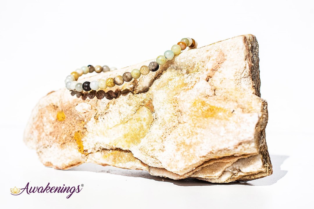 Mixed Amazonite Bracelet- 4mm