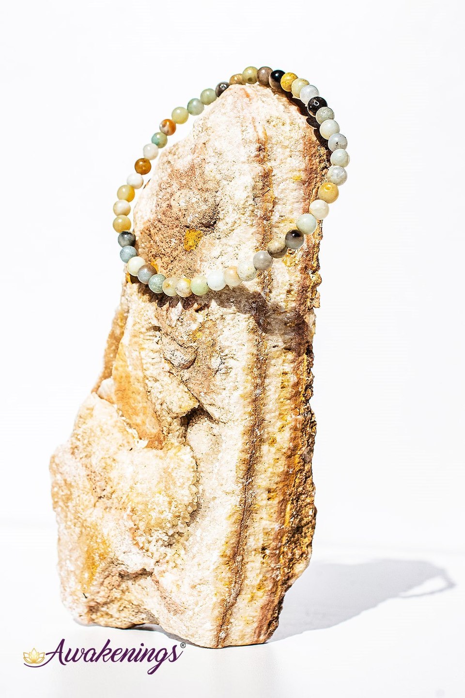 Mixed Amazonite Bracelet- 4mm