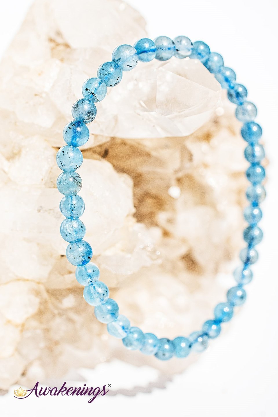 Aquamarine Bracelet- 4mm