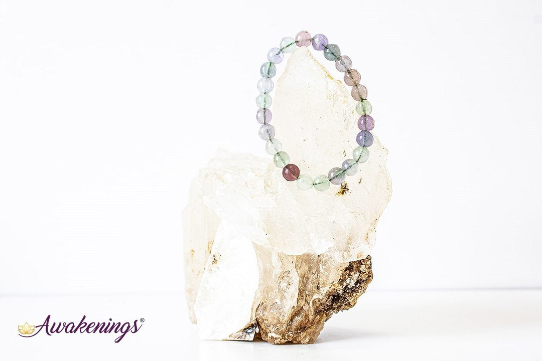 Lavender Fluorite Bracelet-8mm