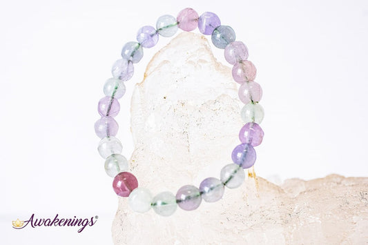 Lavender Fluorite Bracelet-8mm