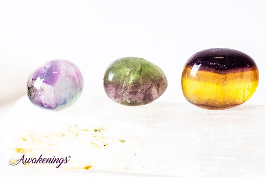 Rainbow Fluorite Large Tumbled