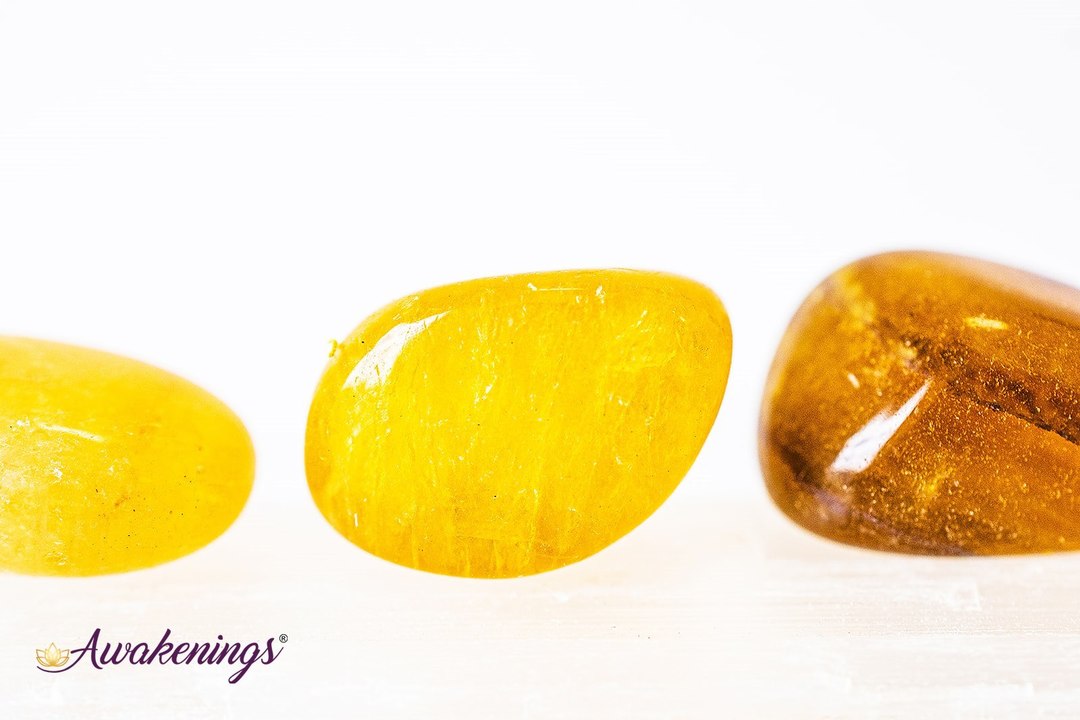 Yellow Fluorite - Tumbled Smooth