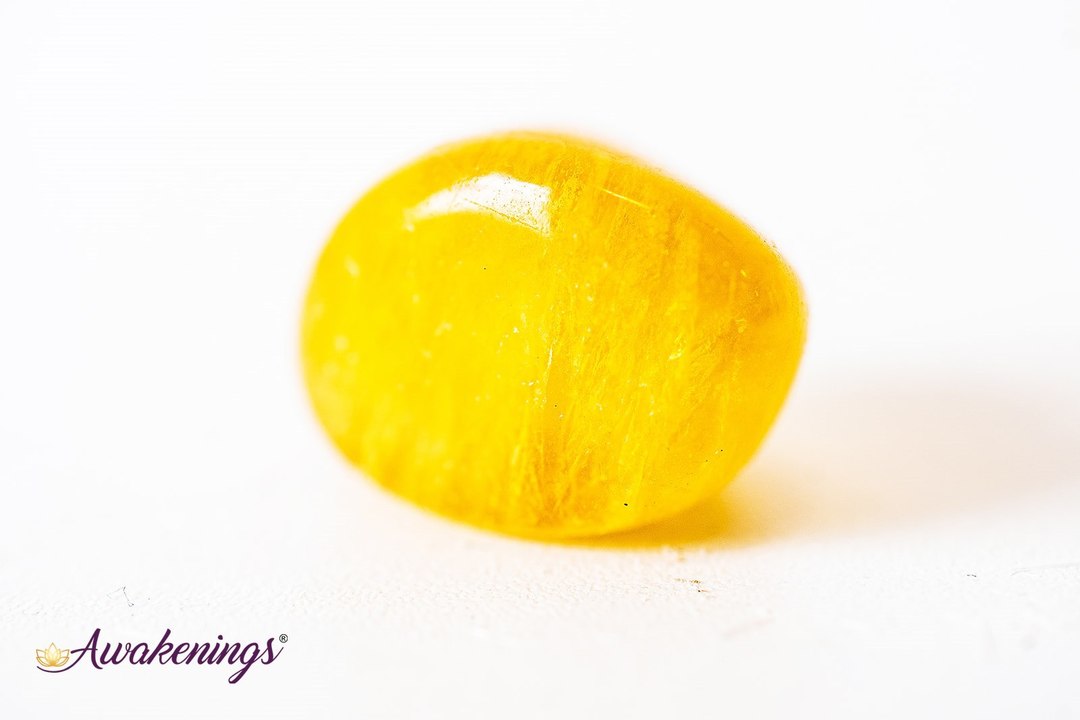 Yellow Fluorite - Tumbled Smooth