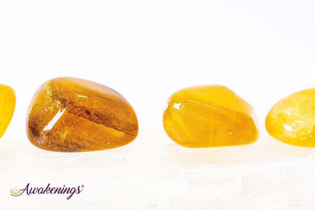 Yellow Fluorite - Tumbled Smooth