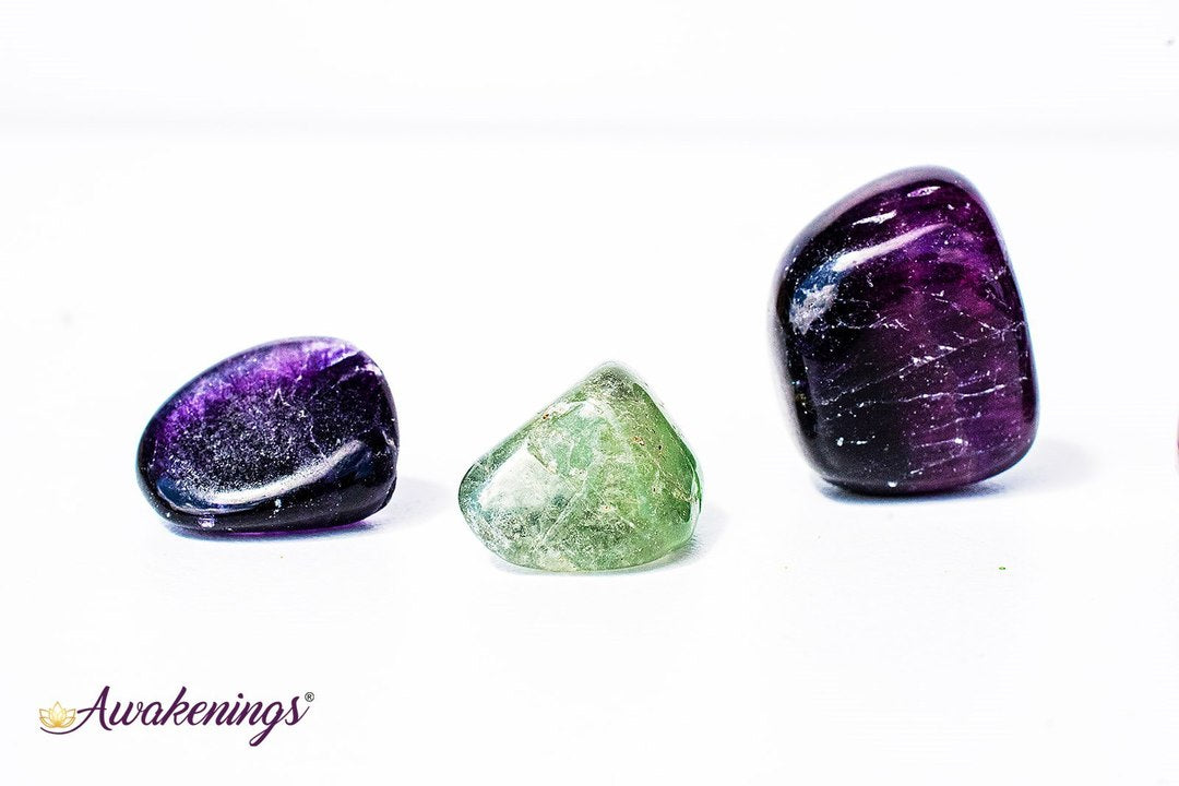 Rainbow Fluorite - Tumbled