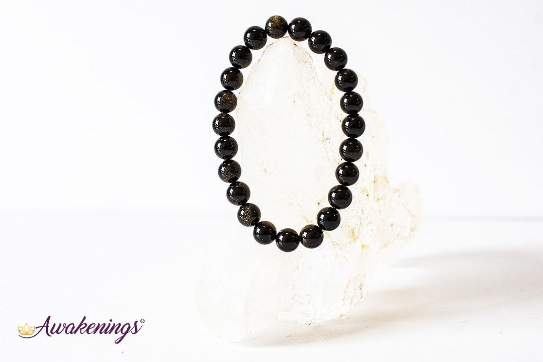 Goldsheen/Gold Sheen Obsidian Bracelet-8mm