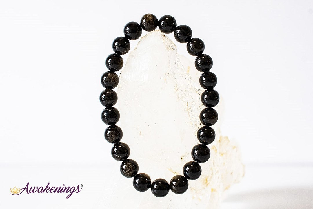 Goldsheen/Gold Sheen Obsidian Bracelet-8mm