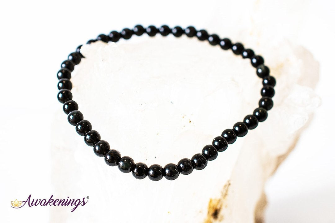 Rainbow Obsidian Bracelet-4mm
