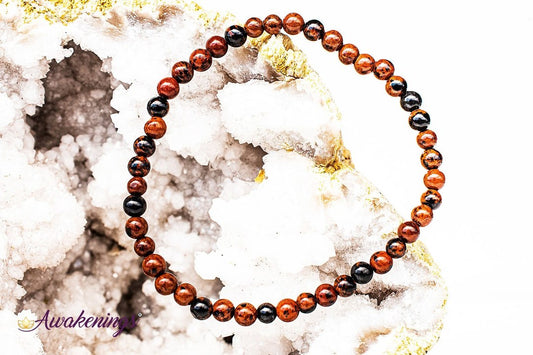 Mahogany Obsidian Bracelet-4mm