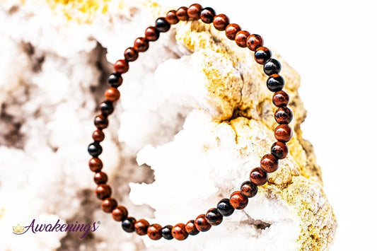 Mahogany Obsidian Bracelet-4mm