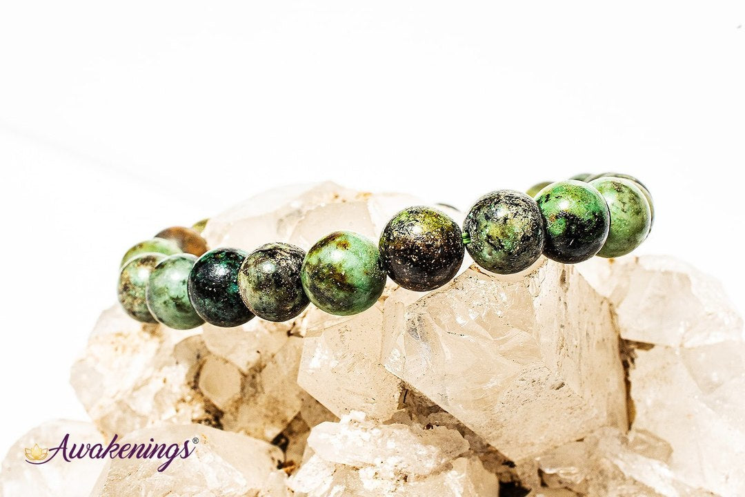African Turquoise Bracelet-8mm