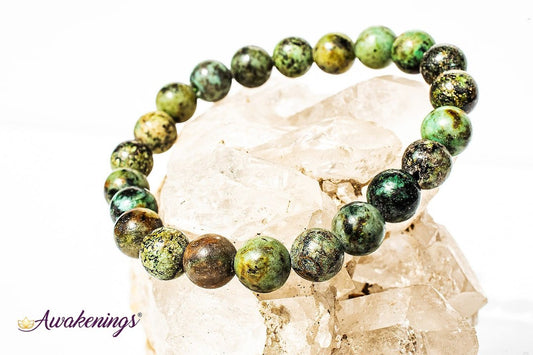 African Turquoise Bracelet-8mm