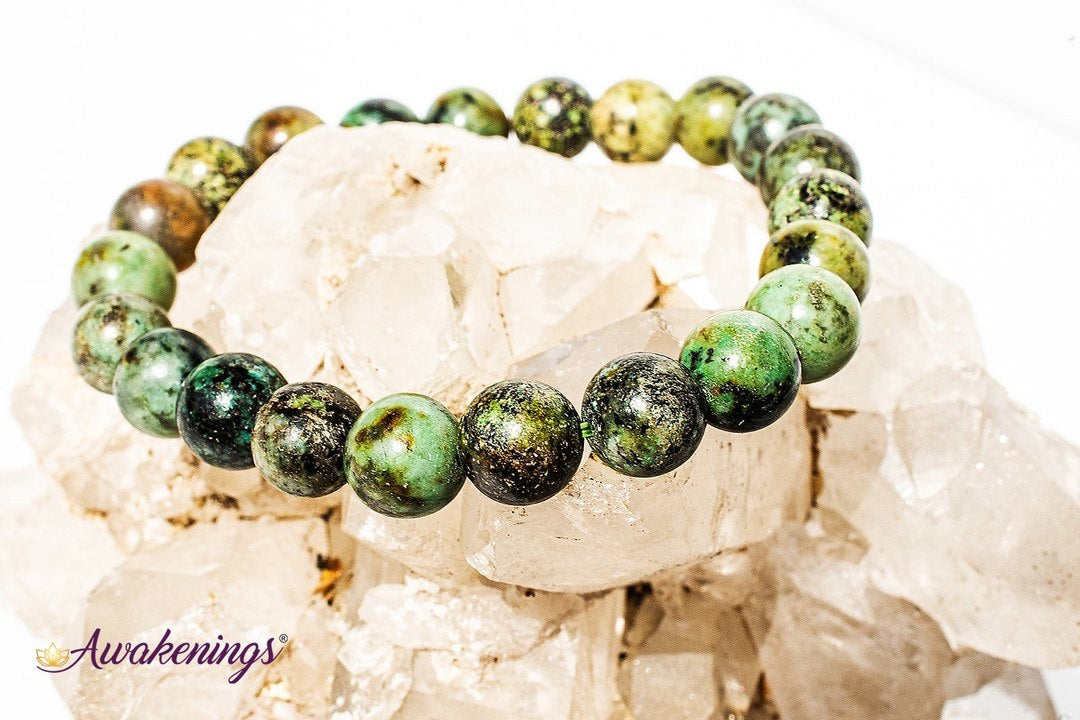 African Turquoise Bracelet-8mm
