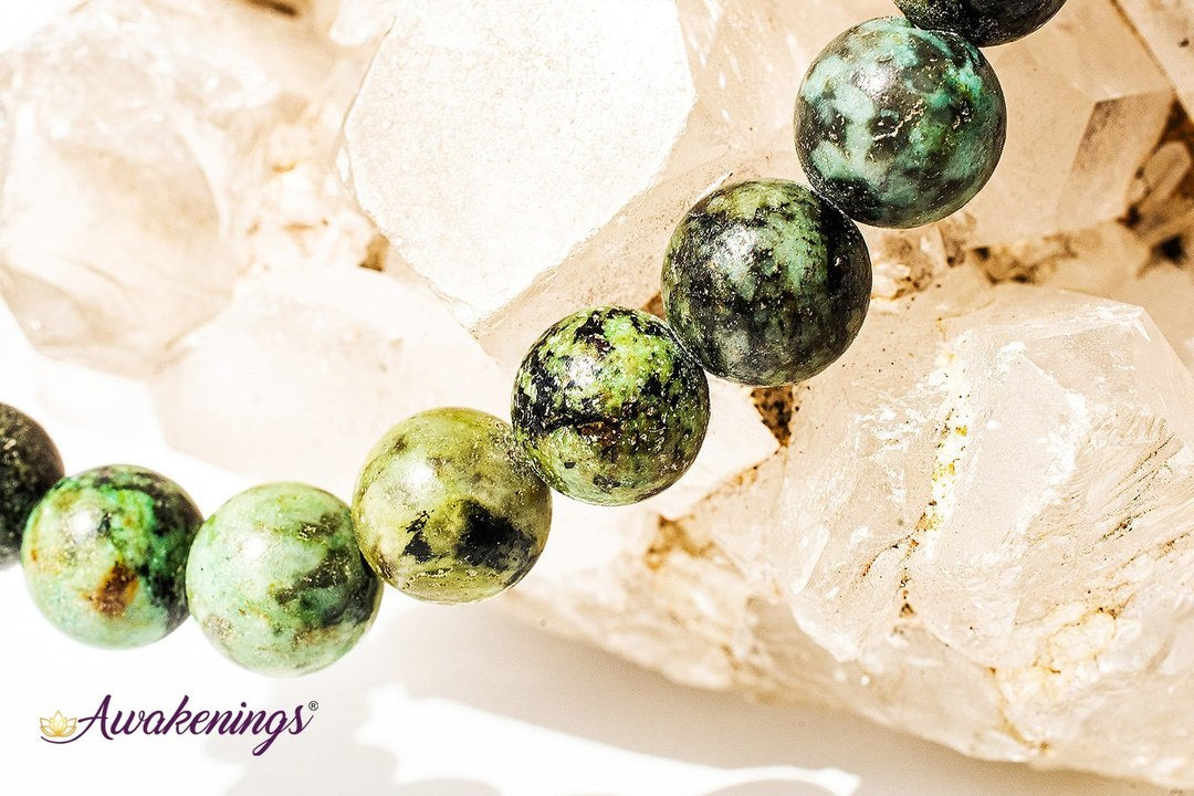 African Turquoise Bracelet-8mm