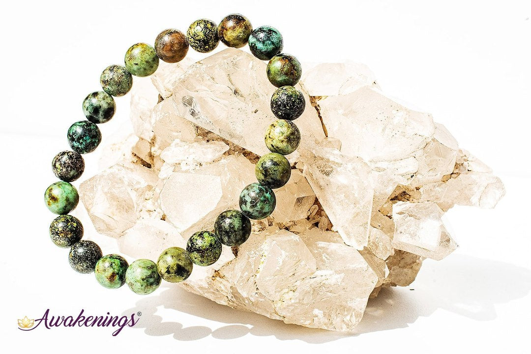 African Turquoise Bracelet-8mm