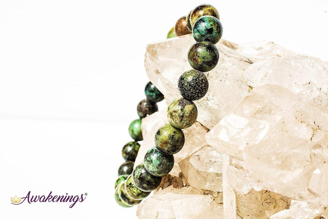 African Turquoise Bracelet-8mm