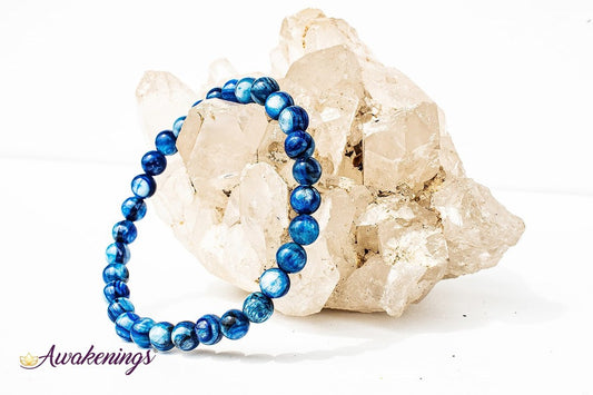 Blue Kyanite Bracelet- 6mm
