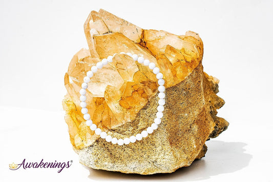 Blue Lace Agate Bracelet-4mm