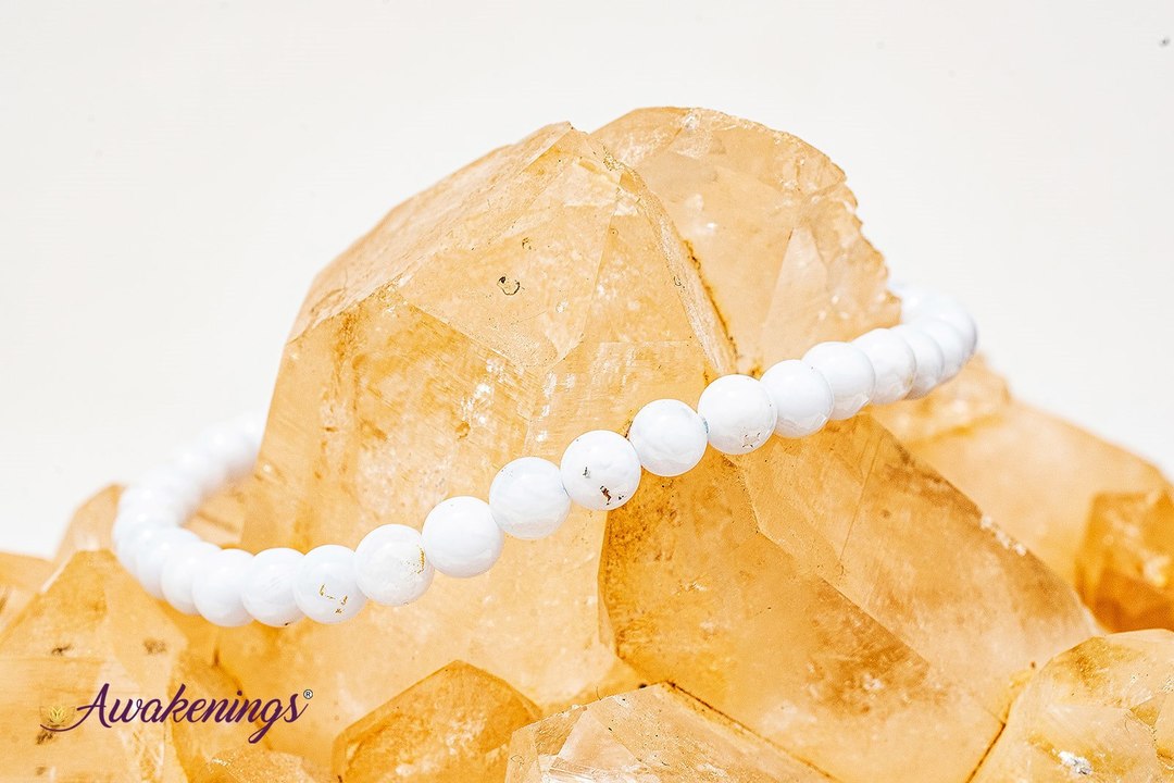 Blue Lace Agate Bracelet-4mm