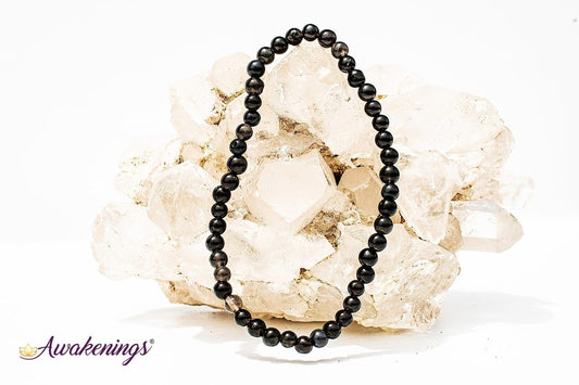 Black Tourmaline Bracelet- 4mm
