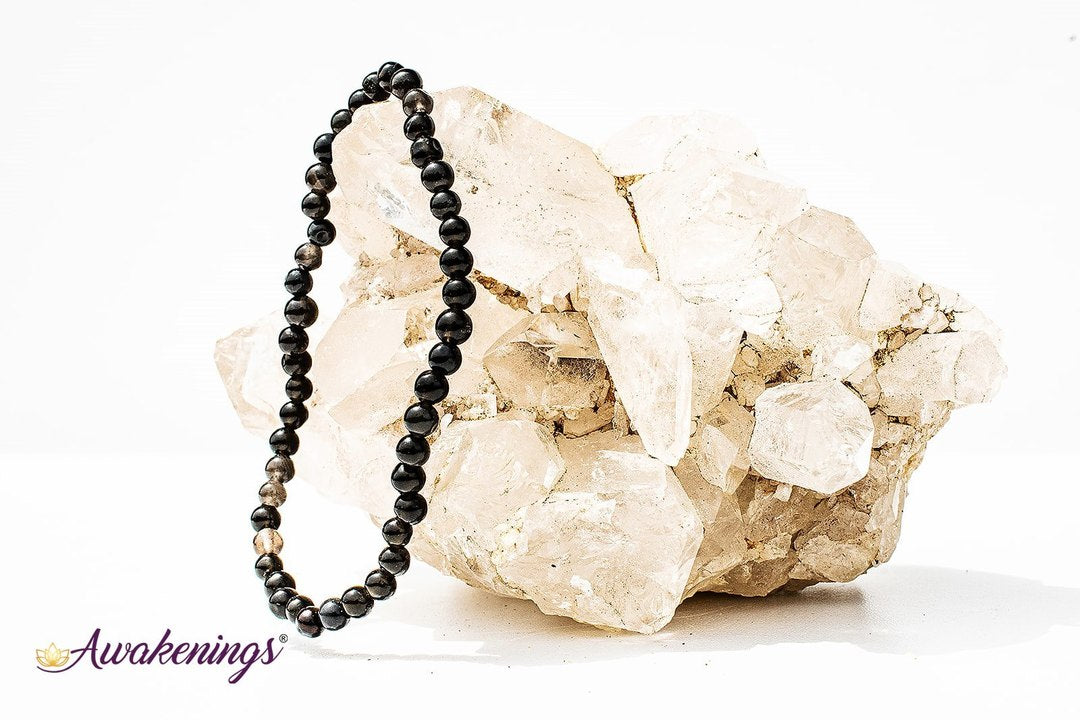 Black Tourmaline Bracelet- 4mm