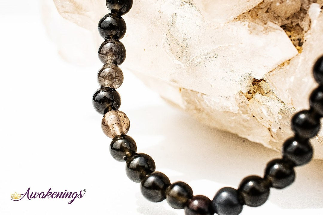 Black Tourmaline Bracelet- 4mm