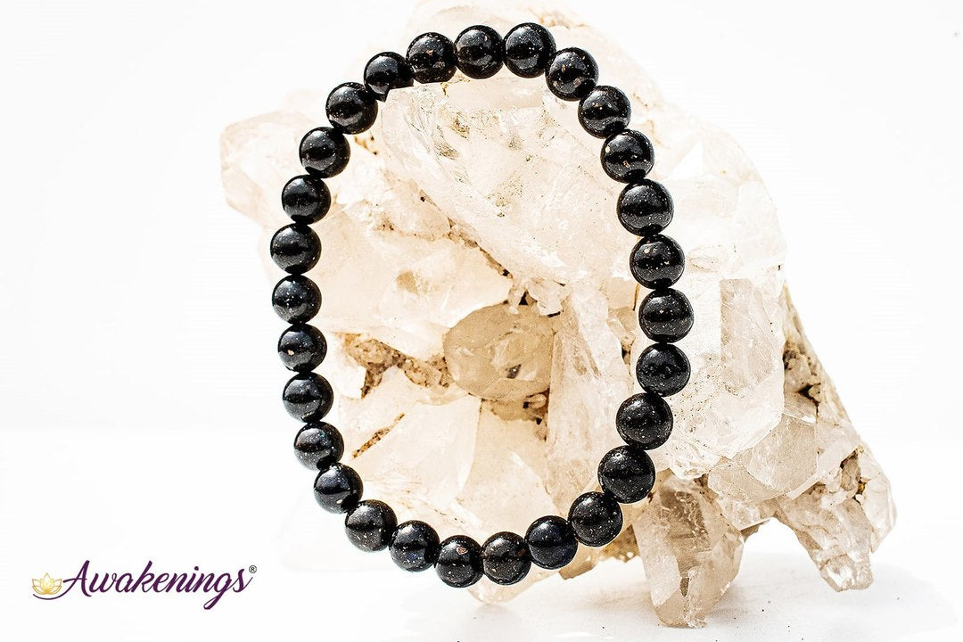 Black Opal Bracelet - 6mm