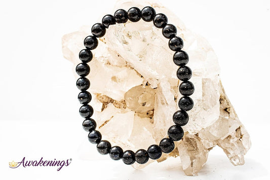 Black Opal Bracelet - 6mm
