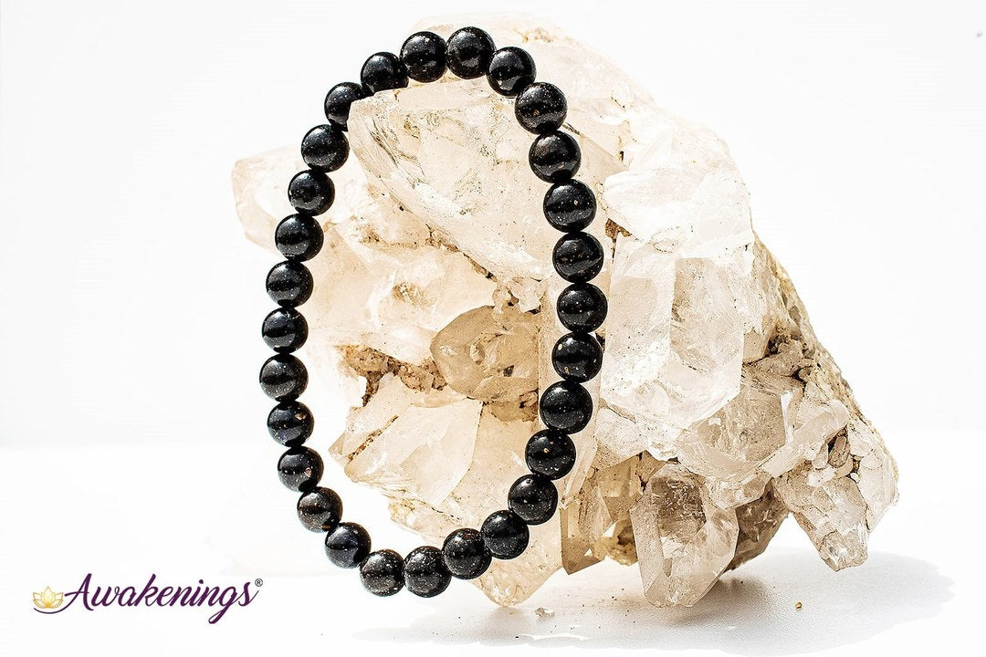 Black Opal Bracelet - 6mm