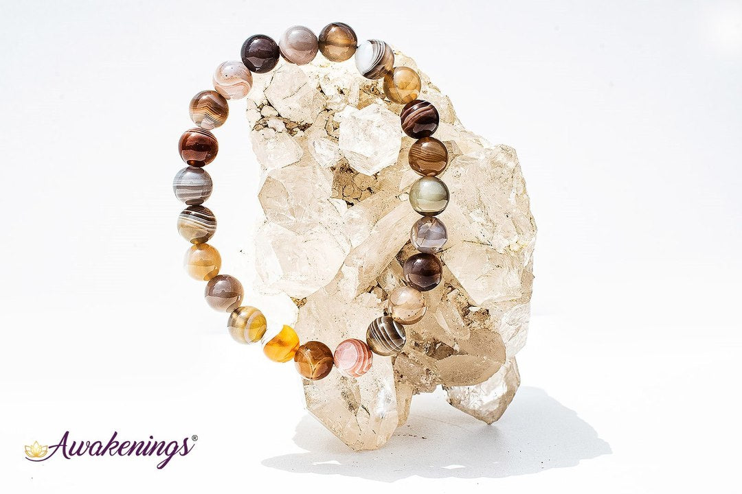 Botswana Agate Bracelet-8mm