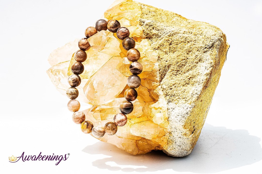 Black Moonstone Bracelet-8mm