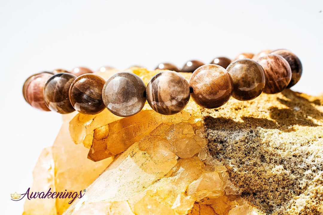 Black Moonstone Bracelet-8mm