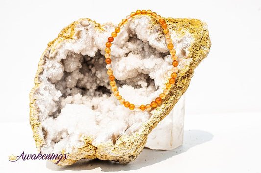 Carnelian Bracelet-4mm