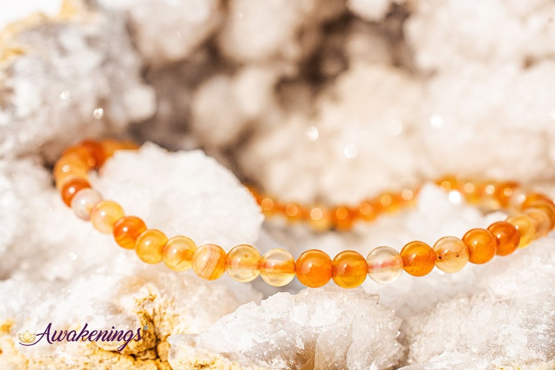 Carnelian Bracelet-4mm
