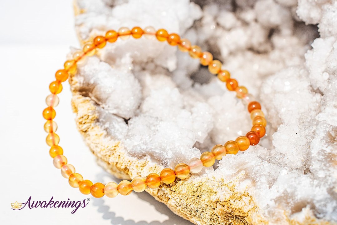 Carnelian Bracelet-4mm
