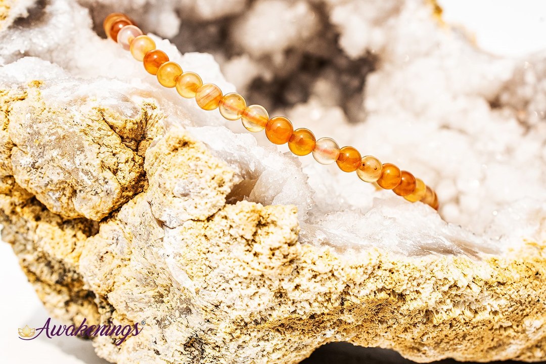 Carnelian Bracelet-4mm