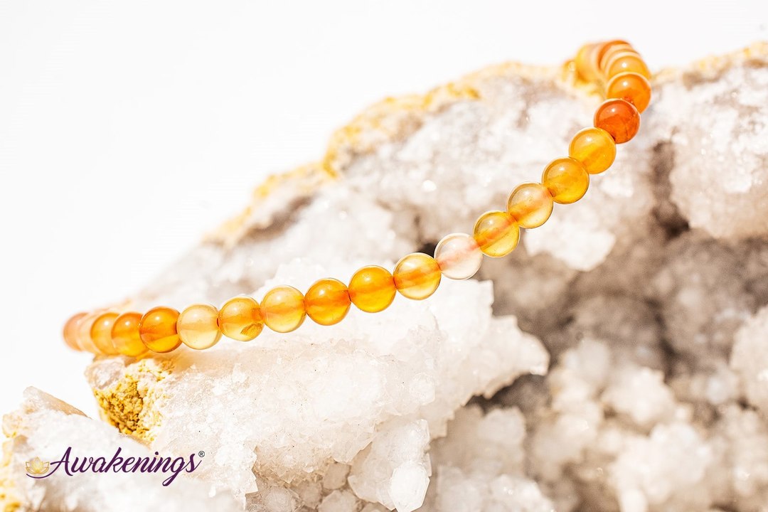 Carnelian Bracelet-4mm