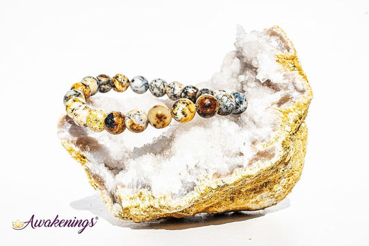 Dendritic Opal Bracelet- 8mm