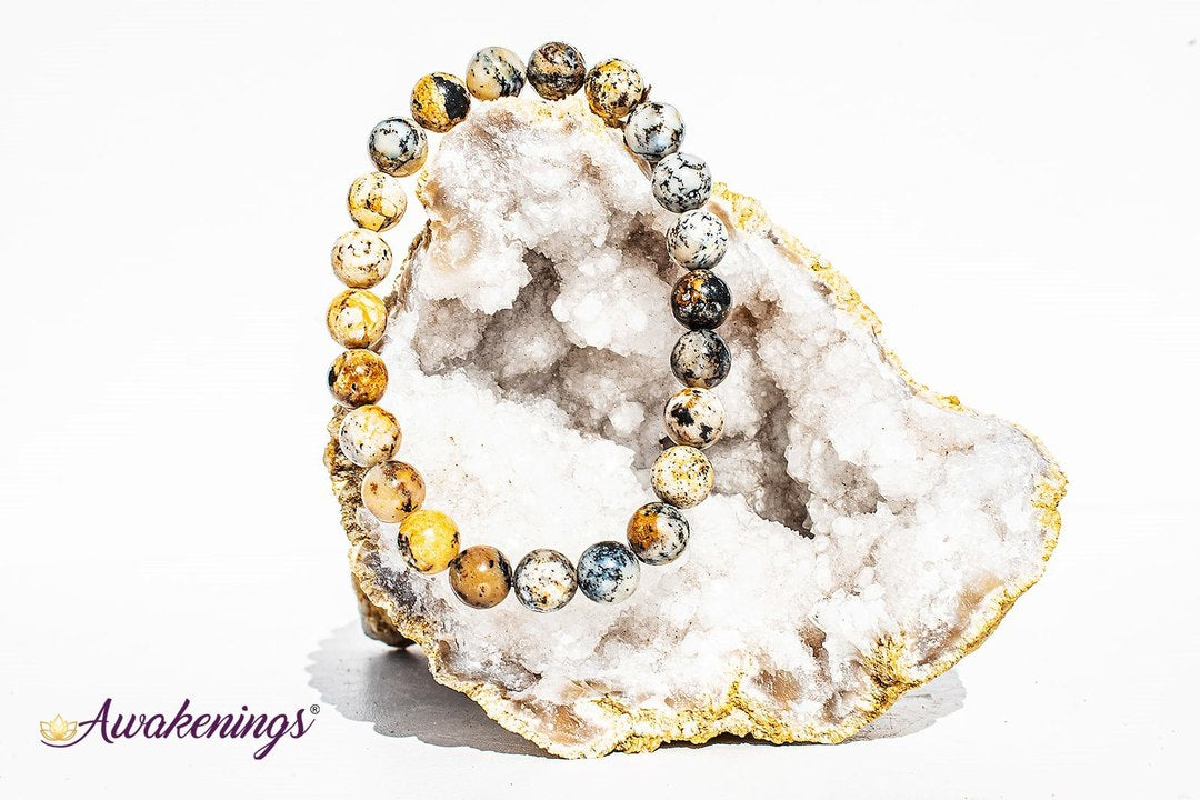 Dendritic Opal Bracelet- 8mm