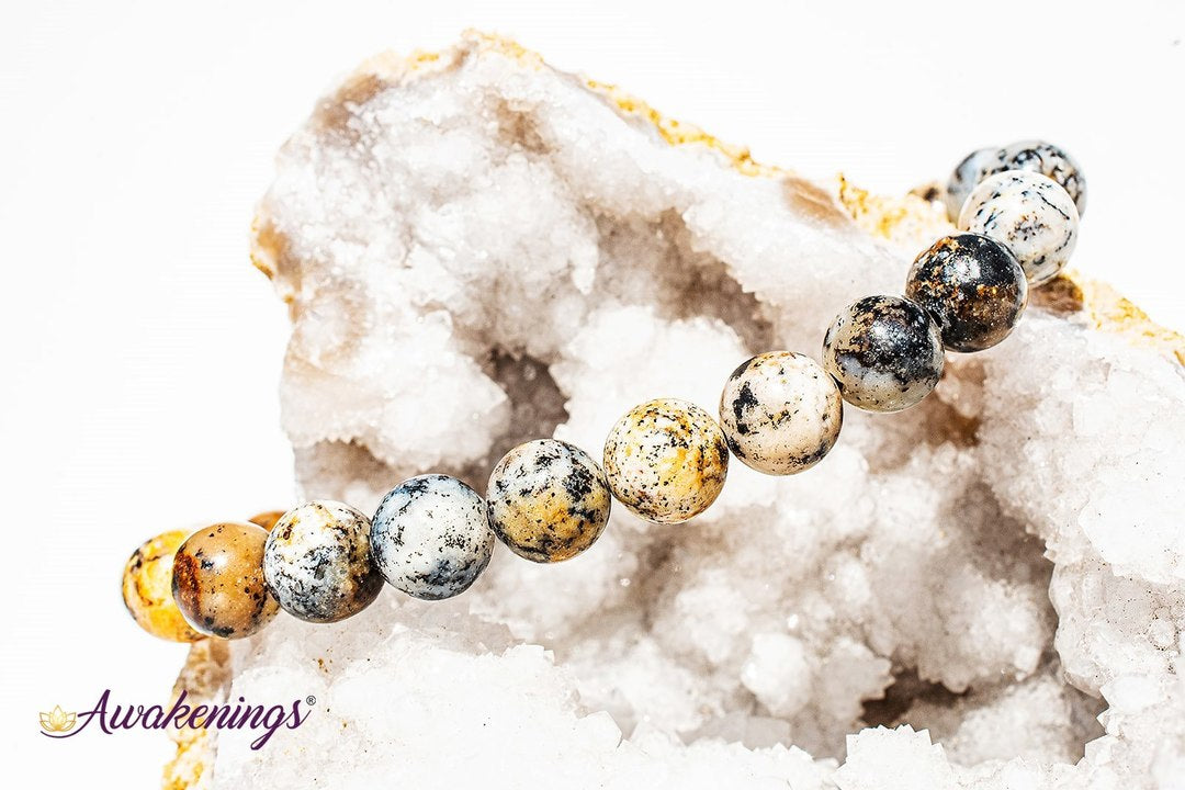 Dendritic Opal Bracelet- 8mm