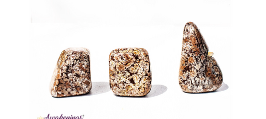 Brown Chocolate Snowflake Obsidian- Tumbled