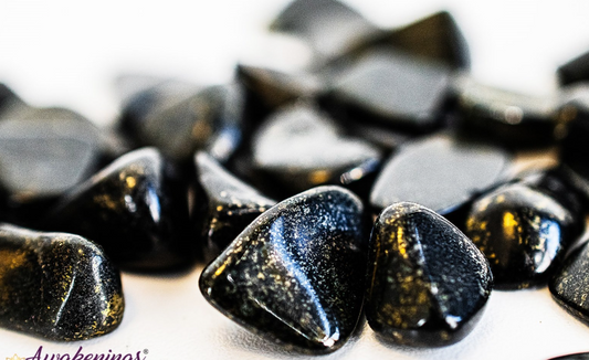 Midnight Lemurian Jade - Tumbled Small