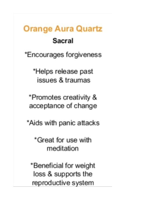 Orange Aura Quartz - Tumbled