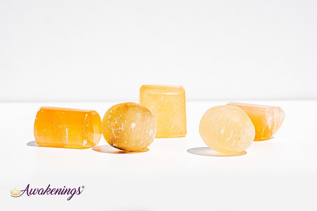 Orange Selenite - Tumbled