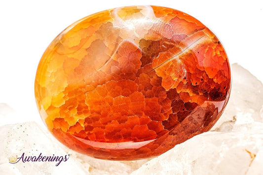 Fire Agate Palm/Pillow Stone