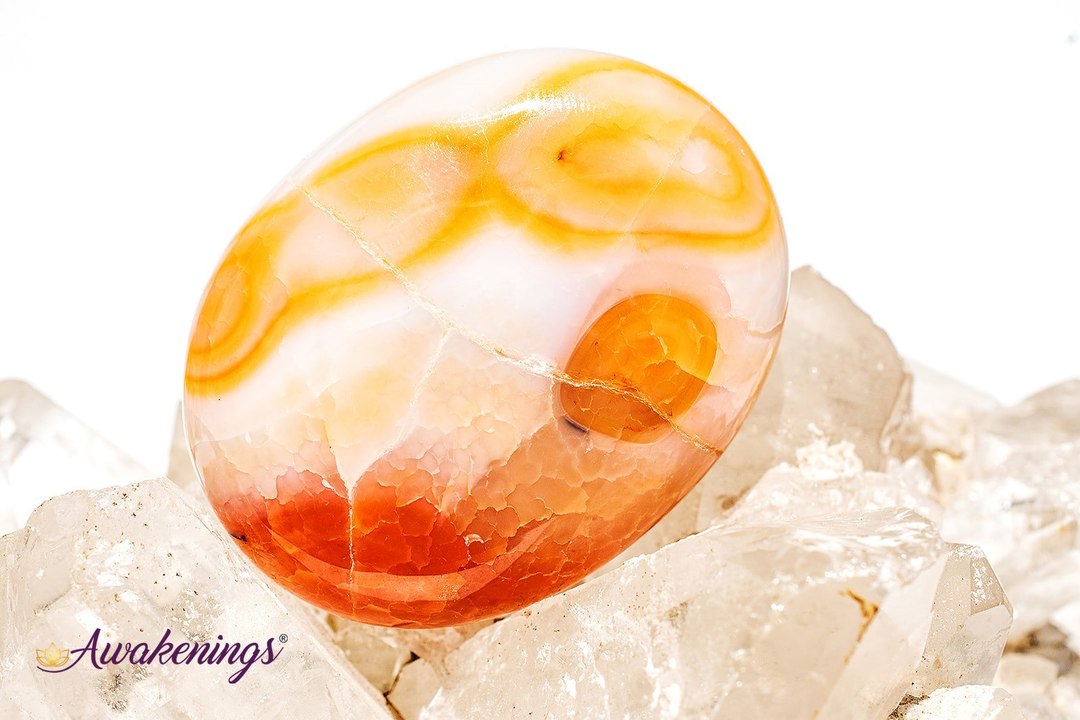 Fire Agate Palm/Pillow Stone