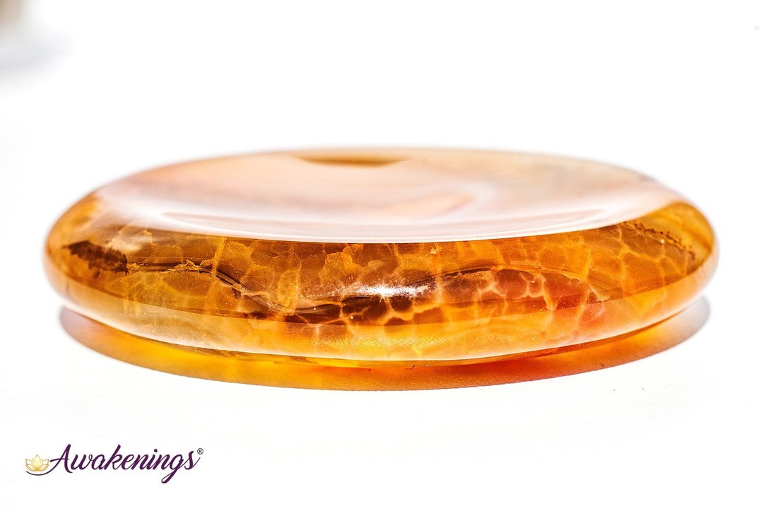 Fire Agate Palm/Pillow Stone