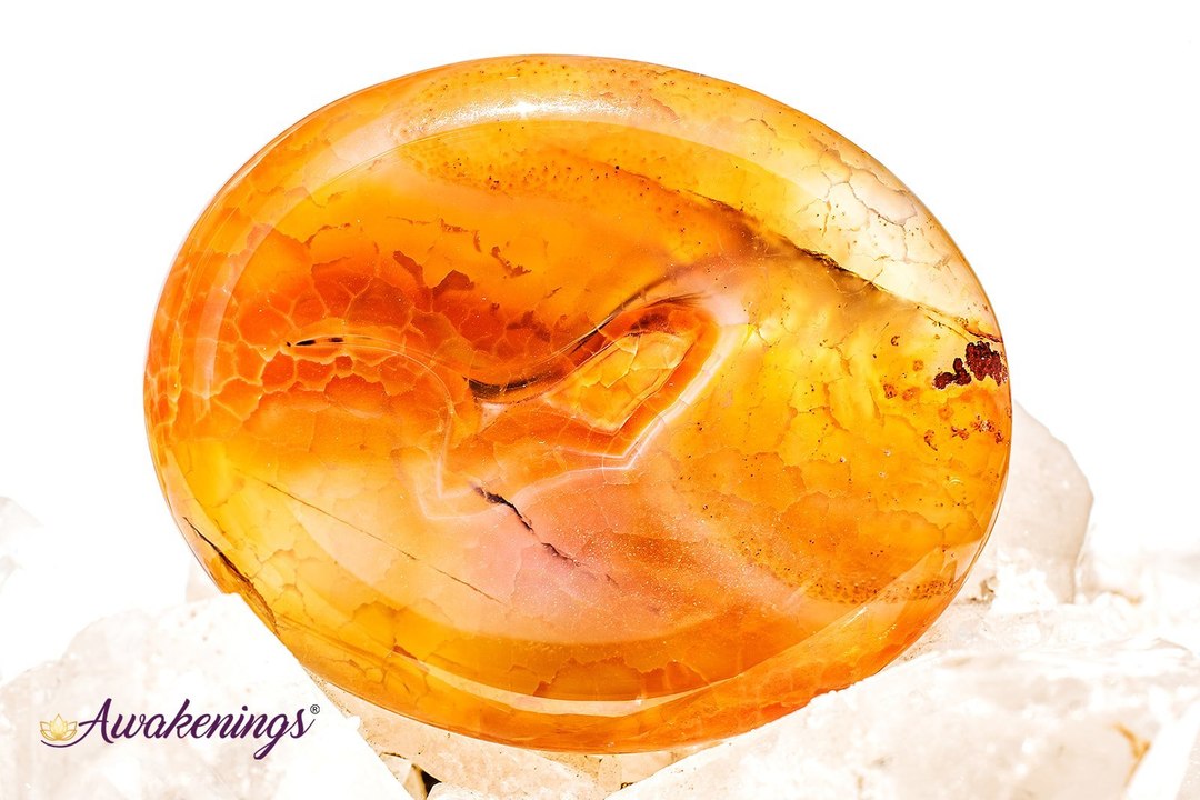 Fire Agate Palm/Pillow Stone